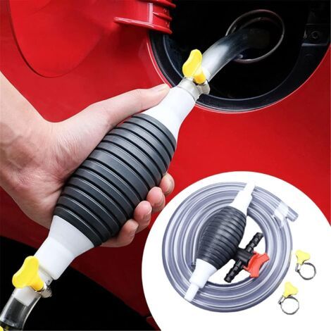 2m Schlauch Manuelle Siphonpumpe Tragbare Autotransfer, Universalpumpe, Für Aquädukt Benzin Flüssigbenzin Dieselkraftstoff Lösungsmittel Mit