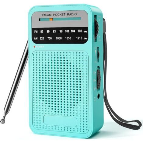 Tragbares Ukw/mw-radio – Kompakter Transistor Mit Stapelfunktion, Kleinem Radiosender Und Parfaitischem Empfang, Mini-reiseradio