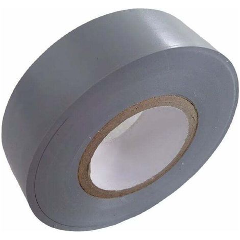 Elektrisches Isolierklebeband, Rollen, Pvc-wärmedämmung Für Autoreparatur, Fahrrad, Heimwerker, Elektrikerhülle, Hochwertig, 30 M X 18 Mm, Farbe Silbergrau, Packung Mit 1 Rolle