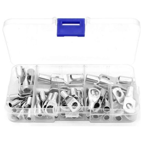 60pcs Kupferrohrklemmen Schweißkabelschuh Crimpverbinder Kit Sc6-sc25