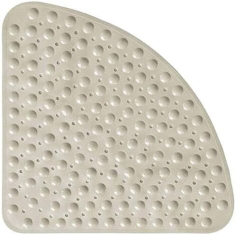 Sector Eck-duschmatte Aus Gummi, Rutschfeste Quadrant-badematte Mit Saugnäpfen Für Dusche Oder Badewanne, Rutschfeste Badematte, 54 X 54 Cm