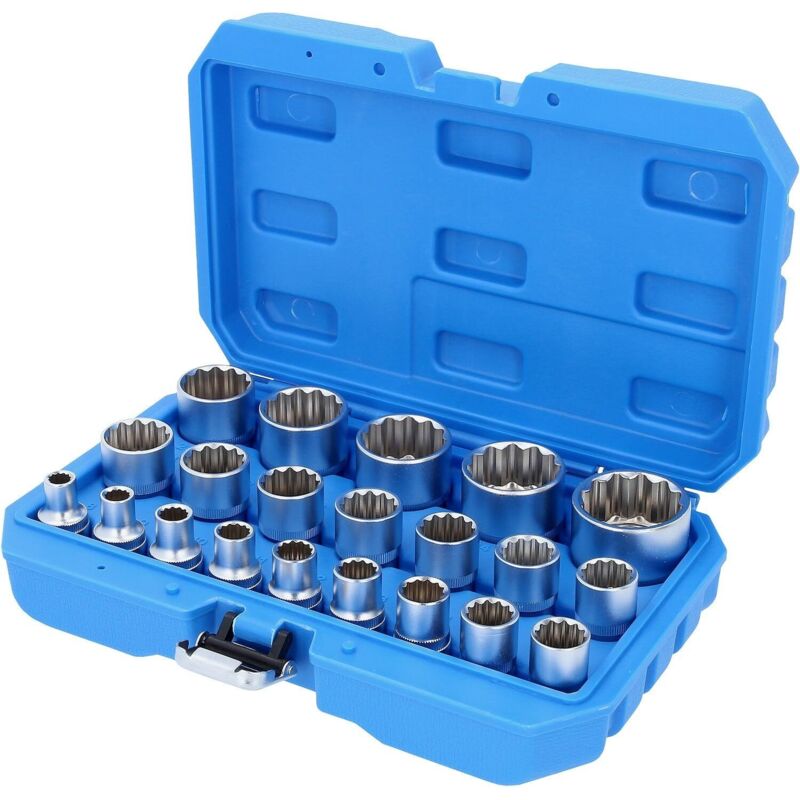 Satz Mit 21 1/2" (12,7 Mm) Zwölfkant-steckschlüsseleinsätzen, 8-36-mm-spline-bits, Drehmomentschlüssel