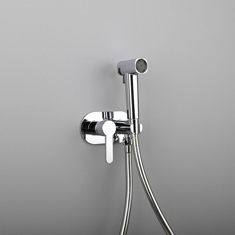 Hand-wc-bidet-sprühgerät, Bidet-duschaufsatz, Heißes Und Kaltes Wasser, Hand-wc-bidet-sprühset, Bidet-duschkopf Und Schlauch