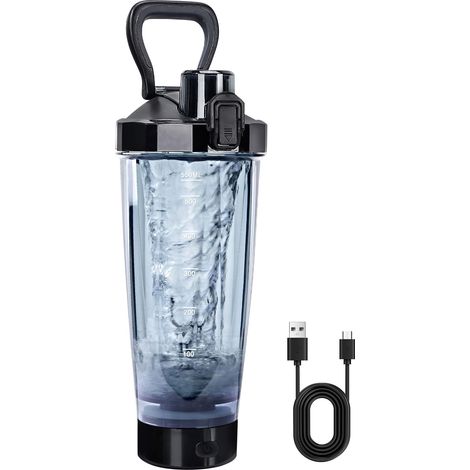 Shaker Electrique Proteine,600 Ml Shaker Electrique Wiederaufladbar Mit Usb-c,electrique Protéine Shaker,shaker Protéine Electrique
