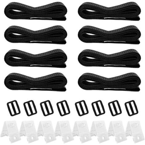 Kit De Fixation Pour Bâche Solaire De Piscine, Accessories Enrouleur De Couverture Solaire Jeu De Roues De Parasol Sangles De Serrage De Couverture