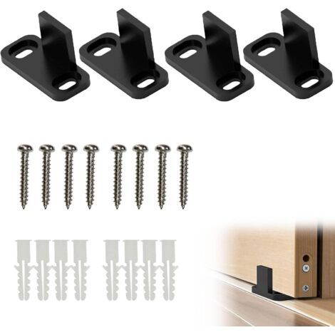 4,5 X 2 X 2,4 Cm Große Teile, Schiebetürführung, Türbodenführung, Multifunktionale Schiebetürführung, Kunststoff-schiebetürführung, Türführung Mit Schrauben Und Tu