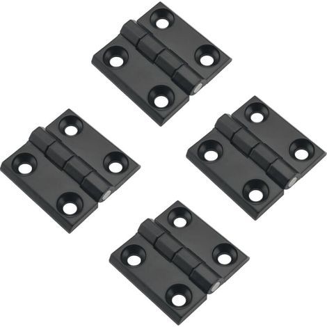 4 Stück Verdickte Türscharniere Aus Zinklegierung, 40 X 40 Mm, Robuste Schrankscharniere Für Schrank, Schreibtisch, Vitrine, Wandschrank, Elektroschrank