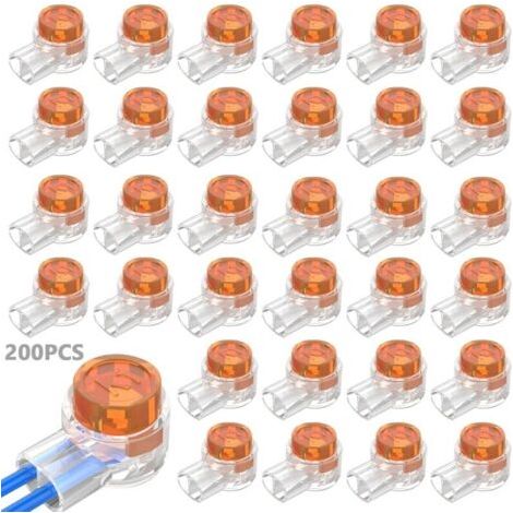 K1 200 Stück 2-wege Wasserdichte Gel-crimpverbinder Für Die Reparatur Von Telefonkabeln