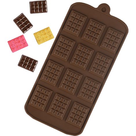 Kleine Schokoladenmoules Aus Silikon – Mini-modell Zum Füllen Von Bonbons, 12 Getrennte Hohlräume, Antihaftbeschichtet