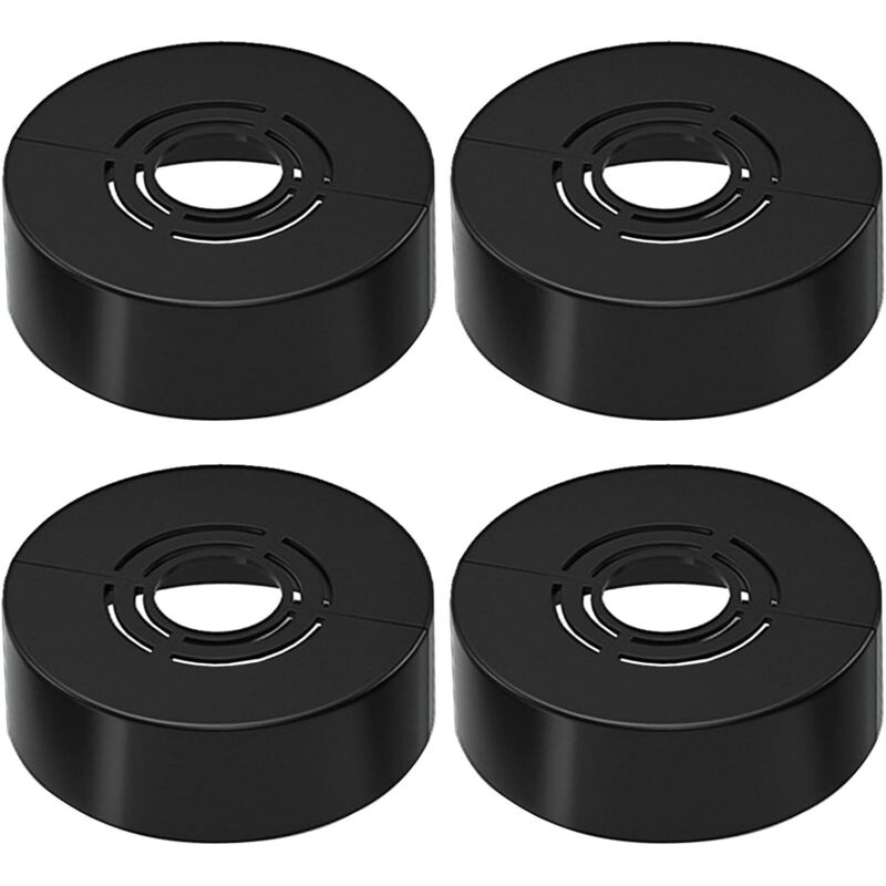 Set Mit 4 Rosafarbenen Duschkabinen, 3 Größen Und 1 (schwarz, 70 X 30 Mm) Für Duscharmaturen, Heizkörperabdeckungen, Duschkabinen Und Duschzubehör
