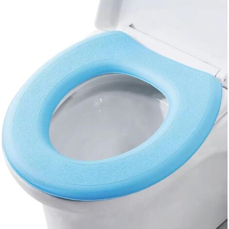 Toilettensitzbezug – Dicker, Warmer, Wasserdichter Toilettenvorleger, Toilettensitzbezug, Weicher, Waschbarer Und Schnell Trocknender Eva-toilettenvorleger, Toilettenring