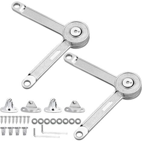 2pcs Möbel Schrank Schrank Tür Lift Unterstützung Scharnier Schrank Tür Möbel Schrank Deckel Klappe Bleiben Puffer Einstellbare Dämpfer