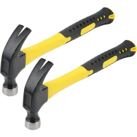 2er-pack 250 G Gebogener Klauenhammer, 27,5 Cm, Gerader Klauenhammer Für Den Innen- Und Außenbereich
