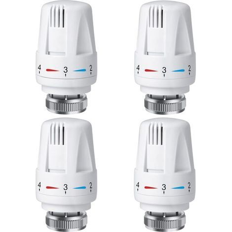 4 Stück Heizkörper-thermostat, Heizkörper-thermostat Trv M30 X 1,5, Heizkörper-thermostat, Heizkörper-heizkörper Für Das Chauffage-system Für Maison Und Büro