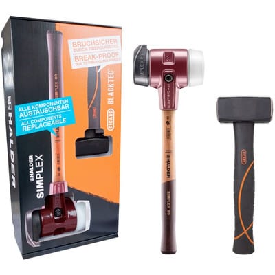 Halder - Aktionsbox SIMPLEX-Schonhammer D80 PICARD-Fäustel Dreamteam Bau 3027s023