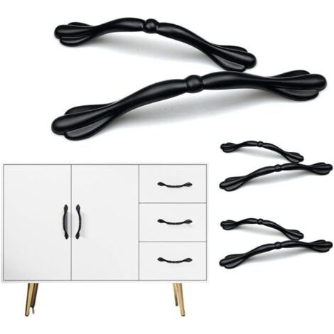 Set Mit 6 Küchengriffen Aus Aluminiumlegierung, 128 Mm, Für Möbel, Schranktüren Und Schränke, Mit Schrauben. Elegantes Und Funktionales Design Für Ihre Küchenmöbel, 16,52.