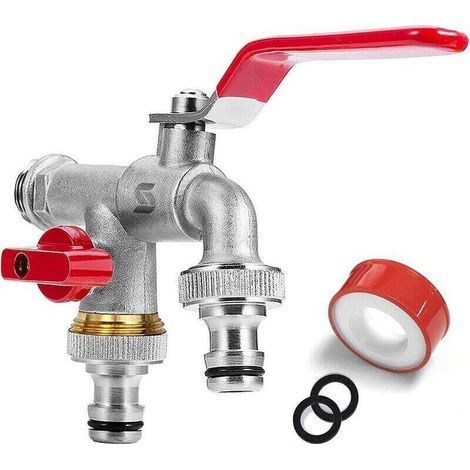 Zwei Reihen Im Garten Mit Zwei 3/4-loch-sorten Und Einer 1/2-loch-eintrittsöffnung, Zusammengerollt, Doppelter Schnur Und Tuyau-einfassung. Praktisch Für Gärten, Wasserbehälter Usw