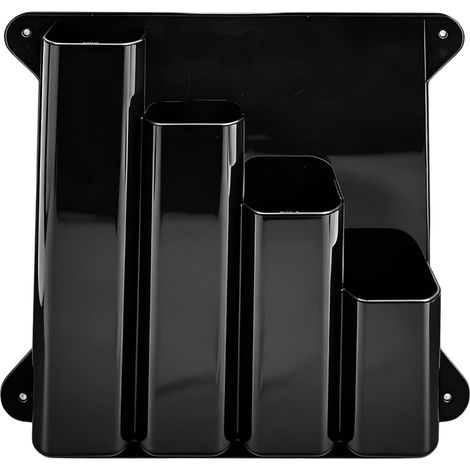 Porte-krawatten Mit Stahlblechbefestigung, 4 Taschen Aus Aluminium Mit Wandbefestigung, Universeller Organizer Zum Aufbewahren Von Fermeture-kursen, Garage, Magazin, Gartenwäsche, Wäscherei, Lagerraum