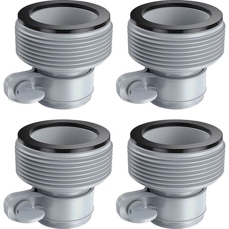 Adapterset Für 4-teilige Schwimmbecken (typ B) – Kit Zur Umrüstung Auf Ein Schwimmbecken, Kompatibel Mit Intex-filtrationspumpen Und 1,5-zoll-schwimmbecken
