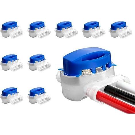 10 Stück Robotermäher-kabelverbinder, Wasserdichter Elektrischer Steckverbinder Gefüllt Mit Harz Zum Verlängern Oder Reparieren Von Peripheriekabeln, Robotermäher, Automäher, Garten, Unnötiges Abisoli