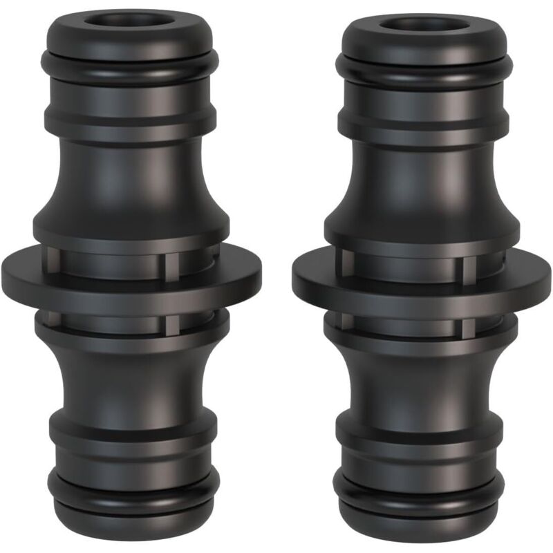 2-teiliger Schnellverbinder, 1/2 Zoll Doppelstecker Verbindungsstück Zur Sicheren Verbindung Von Schläuchen, Verbindung Von Zwei Schläuchen Zur Verlängerung