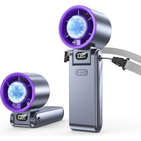 Tragbarer Turbo-ventilator – Ventilator Mit Höchster Professioneller Qualität – 3-in-1-design (haupt-/büro-/rundgang) – Kabel Inklusive