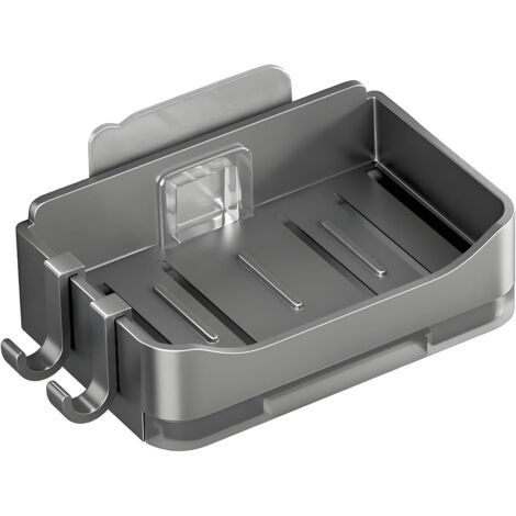 Seifenschale Für Die Dusche, 2er-set, Seifenschale Mit Abfluss, Wandmontierte Seifenschale Für Dusche, Badezimmer, Badewanne, Küchenspüle, Kleber Im Lieferumfang Enthalten