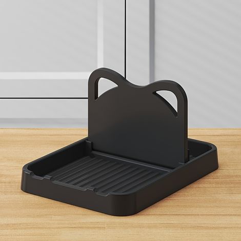 Ein Innovatives Küchentür-deckel-design Mit „oreilles De Chat“-halterung Für Multifunktionale, Vertikale Und Biegsame Küche