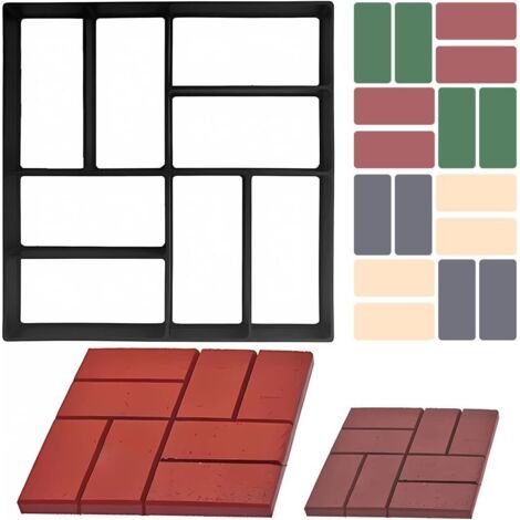 Betonform Für Pflastersteine 40x40 Cm, Für Wege, Terrassen Und Gärten