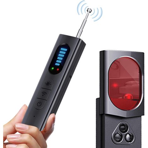 Versteckter Kamera-detektor Mit Signalstärkeerkennung, Infrarot-kamera-detektor, Vibrationsalarm Und Magnetfelderkennung – Anti-spionage Zum Schutz Der Privatsphäre
