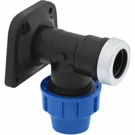 25 Mm X 3/4 Zoll Winkel-kompressionswandplatte – Pe-wasserrohrverschraubung – 25 Mm Pn16 Sanitärarmaturen – Flanschverbinder Für Pe80- Und Pe100-rohre – 1 Stück