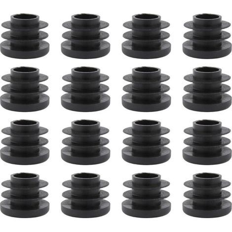 16er Set Lamellenkappen Rund - Schutzkappen Aus Kunststoff - Endkappen (durchmesser 28 Mm, Rund)