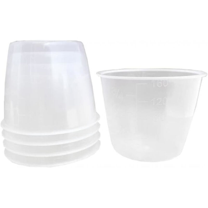 5er-pack 160-ml-reis-messlöffel, Transparente Messbecher Für Reiskocher Und Trockene Zutaten, Ersatz-reisbecher