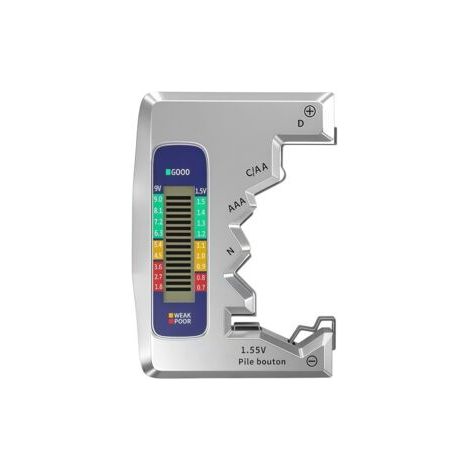 Universeller Digitaler Batterietester Für Aa Aaa C D N 9v 1,5v Knopfzellen-minibatterien