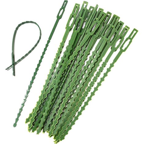 150er-pack Verstellbare Pflanzenbinder, Drehbinder, Wiederverwendbare Kunststoffbinder, Gartenkabelbinder, Verstellbare Pflanzenbinder, 13 Cm, Zur Unterstützung Von Gartenpflanzen
