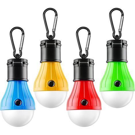 Tragbare Led-taschenlampe, Sicherheitsampulle Mit Pinzette, Campingausrüstung, 4-teiliges Set