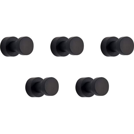 Gehäkelte Wandgemälde, Gehäkelte Porte-servietten, Adaptés Aux Salles De Bains, Küchen, Portes, Schränke Und Plakate, Lot De 5 (schwarz)