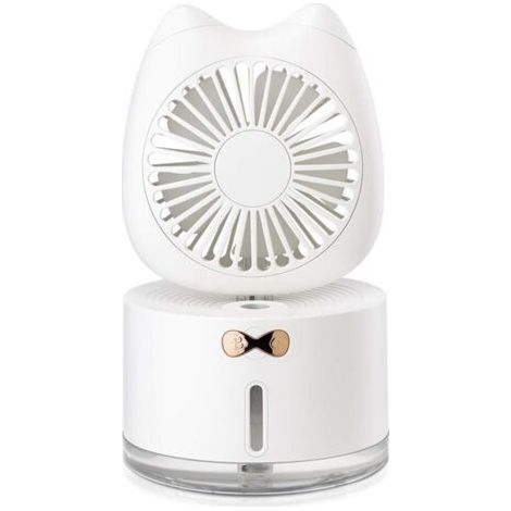 Mini-beatmungsgerät Mit Wiederaufladbarem Usb-kühlschrank (weiß)