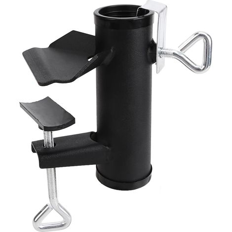 Terrassenschirmhalter, Terrassenschirmklemme, Robuste Stahl-terrassenschirmklemme, Bench Buddy, Deck-schirmständer, Fester Clip Für Deck, Tribünen, Heckklappen, Geländer, Boote, Stangen, Zäune, Pickni