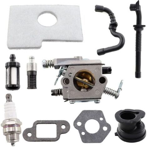 Pr Vergaser Mit Gelenk, Luftfilter, Ölfilter Für Stihl 017 018 Ms170 Ms180 Ms 170 Ms 180 Ersatz-tronçonneuse Für Vergaser Walbro 1130 120 0608