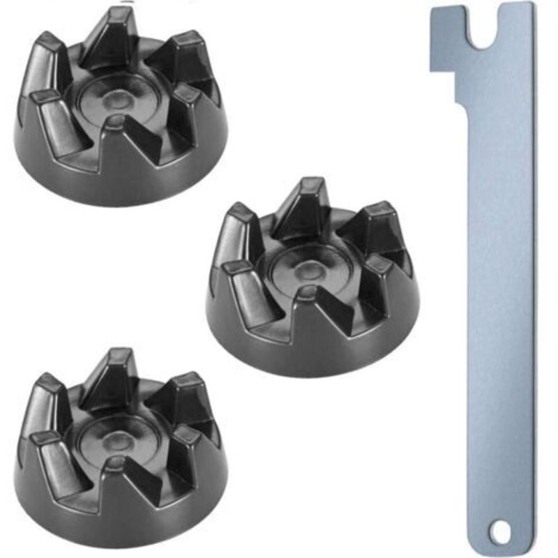 Los Mit 3 Kupplungen 9704230 – Aus Kautschuk – Mit Schlüssel – Kompatibel Mit Den Modellen Kitchenaid Ksb52, Ksb5, 5ksb52, 5ksb5