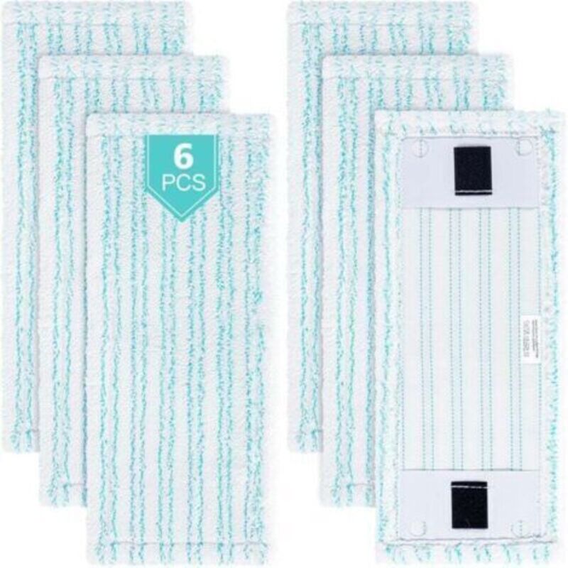 Set Aus 6 Ersatzgehäusen Für Glasklares Haar Leifheit Clean Twist M Ergo Micro Duo/power Clean M – Für Alle Arten Von Sonnenstrahlen – Wirksam Und Saugfähig – Aus Mikrofaser – Für Die Reinigung