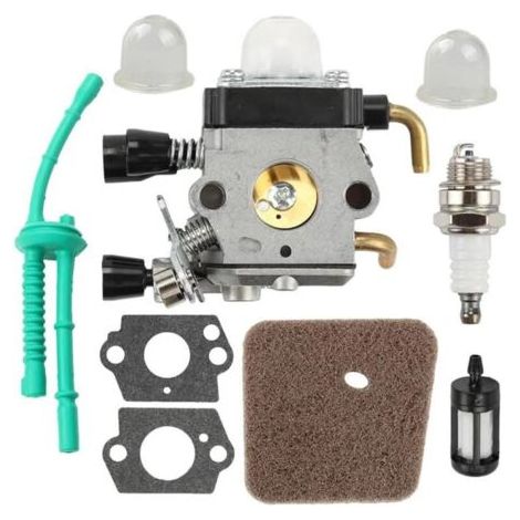 Vergasersatz Für Stihl Fs55, Fs55r, Fs55rc, Fs38, Km55, Hl45 Und Km55r Freischneider, Rasenmäher, Luftfilter, Kraftstoffleitung, Zündkerzensatz.