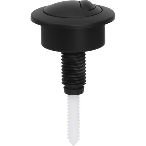 Bouton Poussoir De Chasse D'Eau, Doppelt Verstellbar Für Wc Optima 49, 39-42 Mm (schwarz)