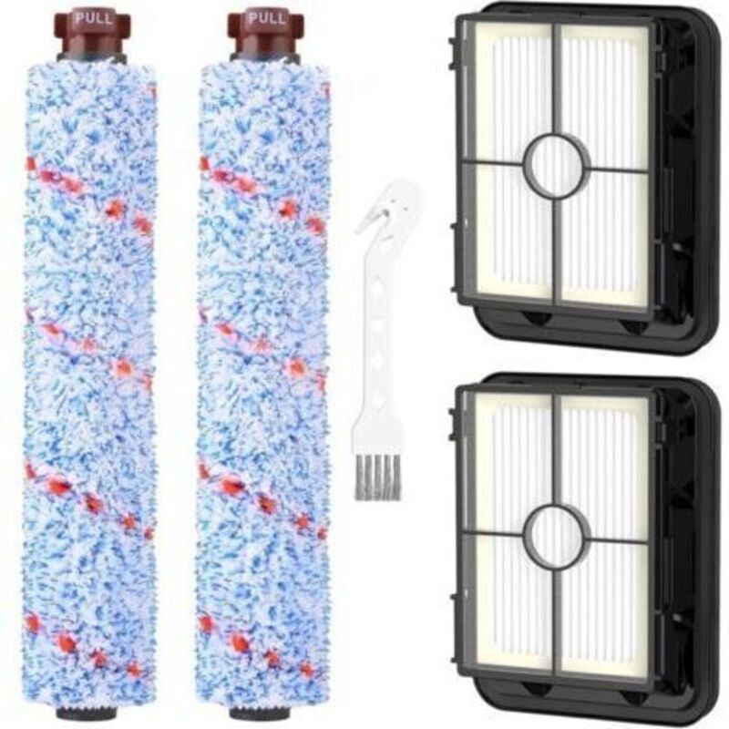 Zubehör Bissell Crosswave 3 Und 1 C3 Pro 3555n Für Sek- Und Feuchtigkeitssauger, 2 Multi-surface-bürsten 1868 + 2 Filter 1866
