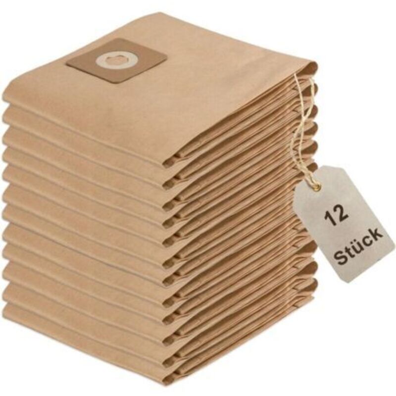Packung Mit 12 Filterbeuteln Und Kompatiblem Papier Mit Bosch Advancedvac 20 Ersatzbeuteln 2609256f33