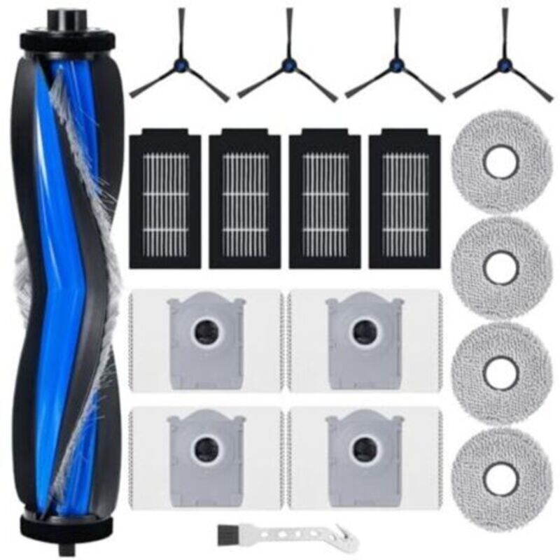 Austauschzubehör Für Ecovacs Deebot T50 Omni / T50 Pro Omni Saugroboter, 1 Bürste, 4 Filter, 4 Taschen, 4 Beutel, 4 Bürsten