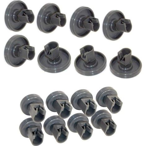 Roulettes Lave Vaisselle Electrolux Universelles Komplettes Roues Für Panier Supérieur Und Inférieur, Kompatibel Mit Faure, Zanussi, Aeg, Electrolux