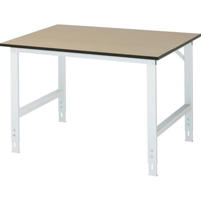 Arbeitstisch mdf BxTxH 1250x1000x760-1080mm - RAU