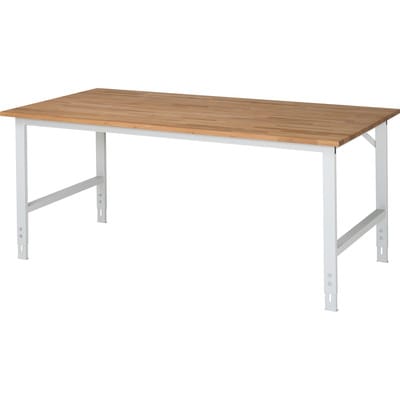 Arbeitstisch Buche BxTxH 2000x1000x760-1080mm - RAU